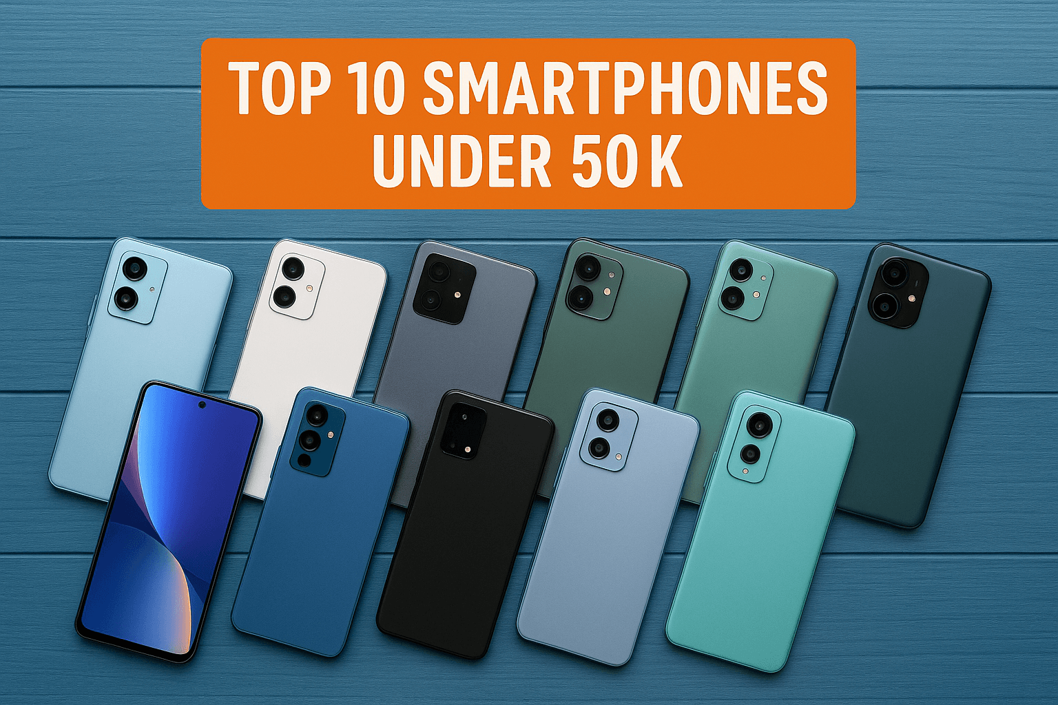 Top 10 Smartphones Under ₹50,000 in India (July 2025 Edition)
