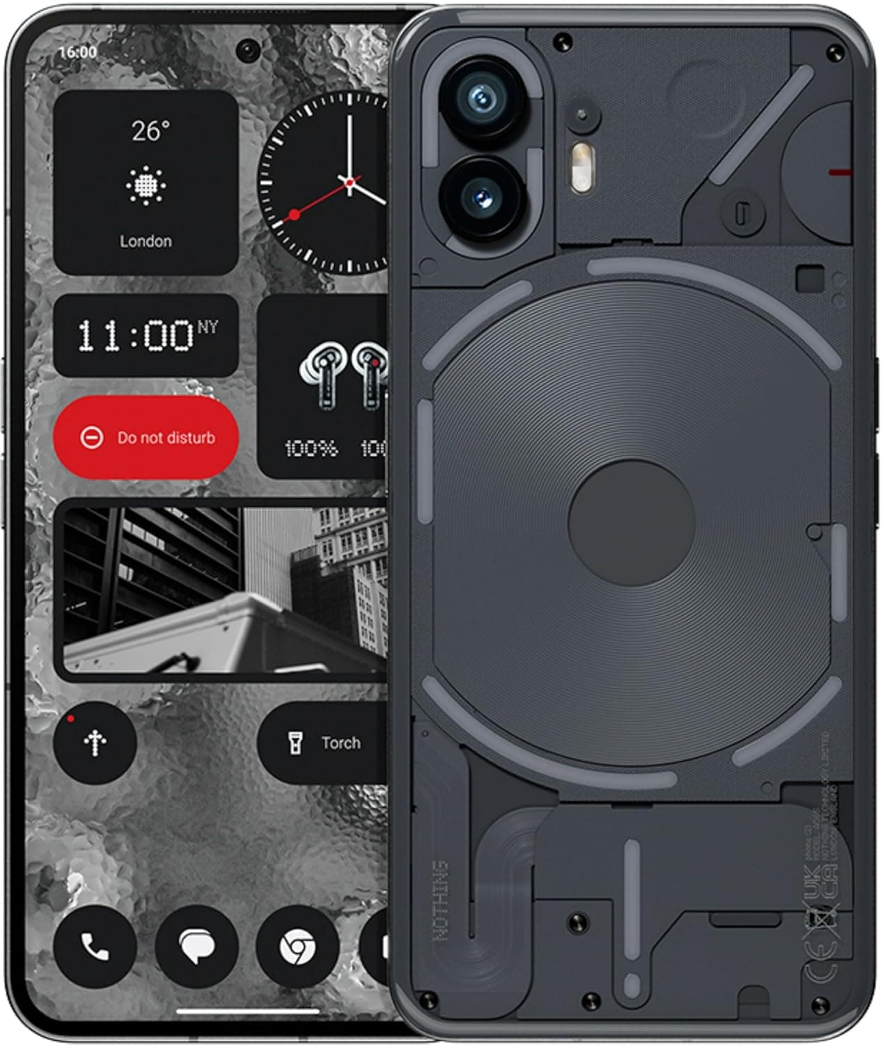 Nothing Phone (2) (Dark Grey, 128 GB) (8 GB RAM)